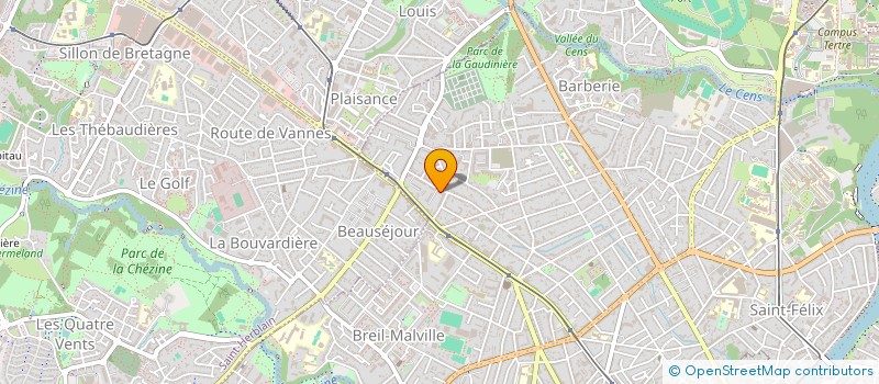 localisation de l'entreprise MONSIEUR OUSMANE MANE  NANTES