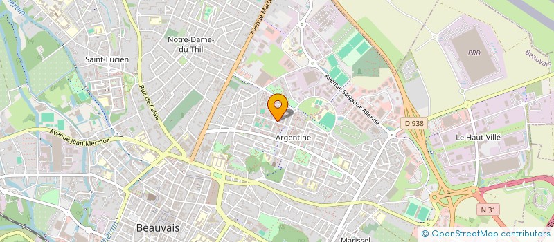 localisation de l'entreprise MONSIEUR OUSMANE MARIKO  BEAUVAIS