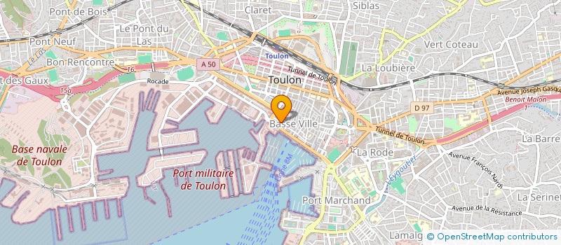 localisation de l'entreprise MONSIEUR OUSMANE N DIAYE  TOULON