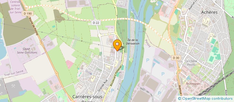 localisation de l'entreprise MONSIEUR OUSMANE NDIAYE  CARRIERES-SOUS-POISSY