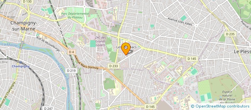 localisation de l'entreprise MONSIEUR OUSMANE NIAKATE  CHAMPIGNY-SUR-MARNE