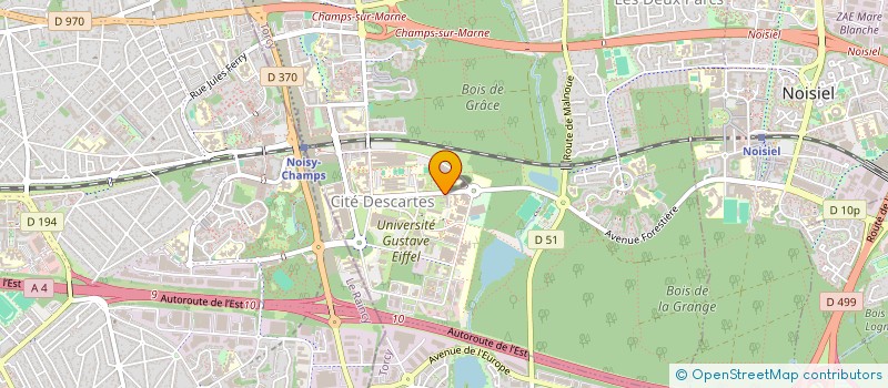 localisation de l'entreprise MONSIEUR OUSMANE NIANG  CHAMPS-SUR-MARNE