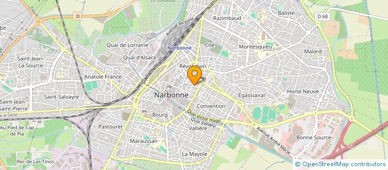 localisation de l'entreprise MONSIEUR OUSMANE SACKO à NARBONNE