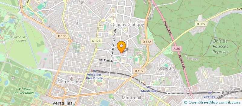 localisation de l'entreprise MONSIEUR OUSMANE SAMATE à VERSAILLES