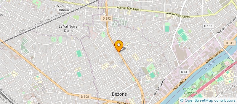 localisation de l'entreprise MONSIEUR OUSMANE-SHOLA BADIROU  BEZONS