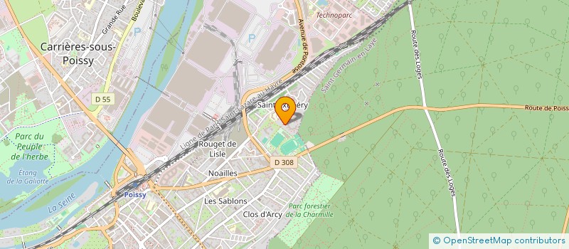 localisation de l'entreprise MONSIEUR OUSMANE SIDIBE  POISSY