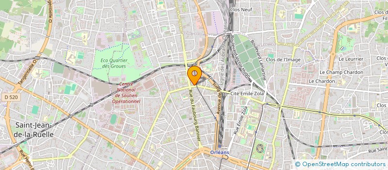 localisation de l'entreprise MONSIEUR OUSMANE SOUARE à ORLEANS