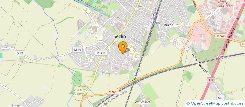 localisation de l'entreprise MONSIEUR OUSMANE SOUMAH  SECLIN