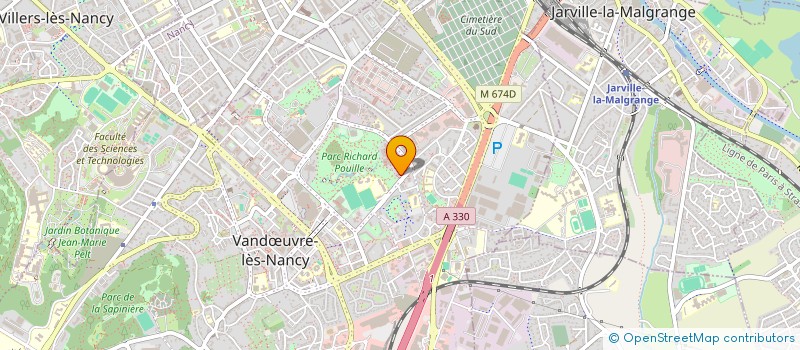 localisation de l'entreprise MONSIEUR OUSMANE SOUMARE  VANDUVRE-LES-NANCY