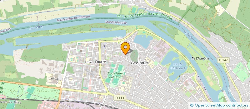 localisation de l'entreprise MONSIEUR OUSMANE SOW  MANTES-LA-JOLIE