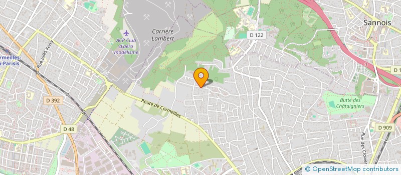 localisation de l'entreprise MONSIEUR OUSMANE SOW  ARGENTEUIL