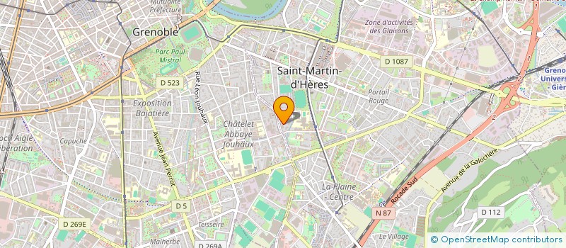 localisation de l'entreprise MONSIEUR OUSMANE SOW  SAINT-MARTIN-D'HERES