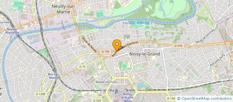 localisation de l'entreprise MONSIEUR OUSMANE SYLLA  NOISY-LE-GRAND