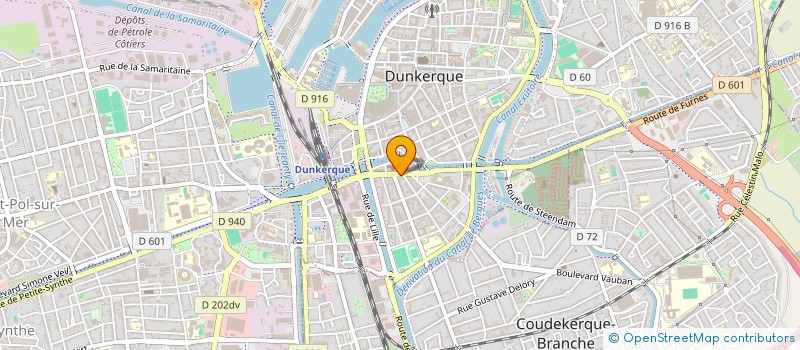 localisation de l'entreprise MONSIEUR OUSMANE TANOU BAH à DUNKERQUE