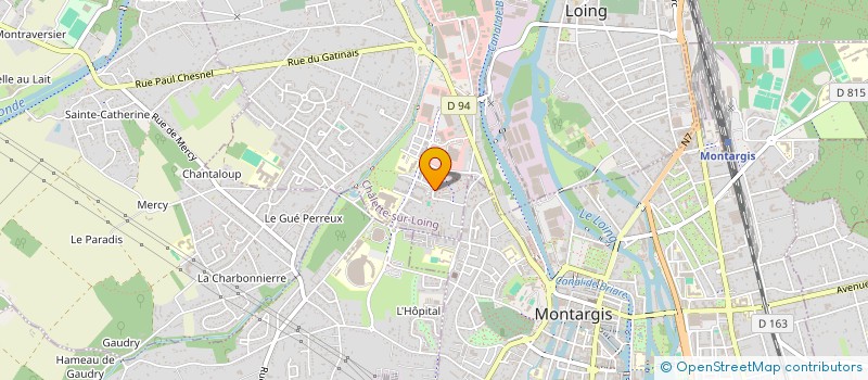 localisation de l'entreprise MONSIEUR OUSMANE TCHAM à CHALETTE-SUR-LOING