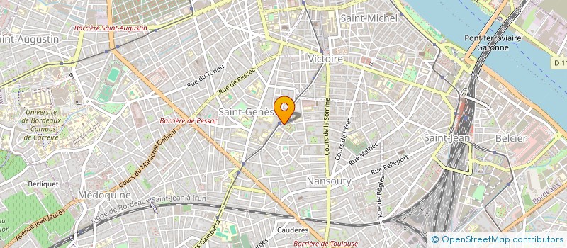 localisation de l'entreprise MONSIEUR OUSMANE THIAM  BORDEAUX