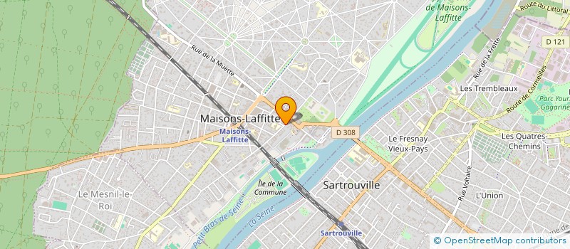 localisation de l'entreprise MONSIEUR OUSMANE TIRERA à MAISONS-LAFFITTE