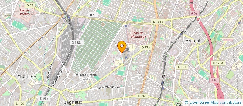 localisation de l'entreprise MONSIEUR OUSMANE TOURE à BAGNEUX