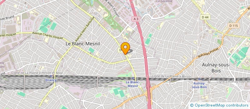 localisation de l'entreprise MONSIEUR OUSMANE TRAORE à LE BLANC-MESNIL