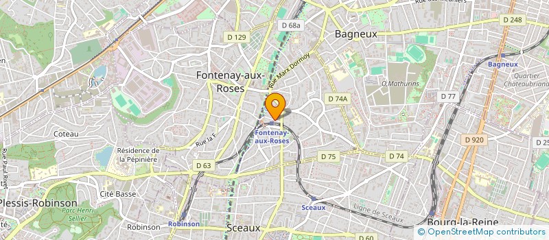 localisation de l'entreprise MONSIEUR OUSMANE TRAORE à FONTENAY AUX ROSES