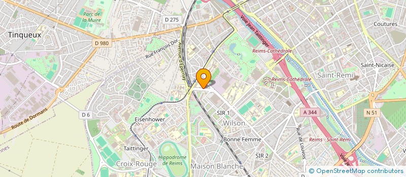 localisation de l'entreprise MONSIEUR OUSMANE TRAORE  REIMS