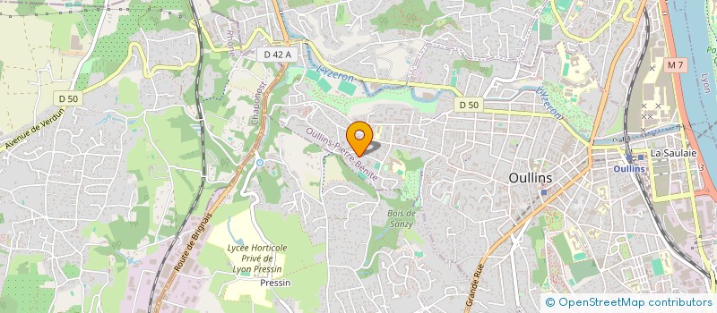 localisation de l'entreprise MONSIEUR OUSSA EM  OULLINS-PIERRE-BENITE