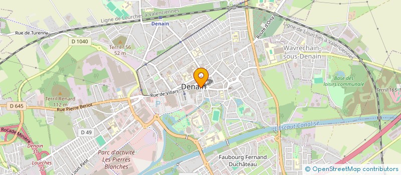 localisation de l'entreprise MONSIEUR OUSSAMA ACHBARI BARDANE  DENAIN