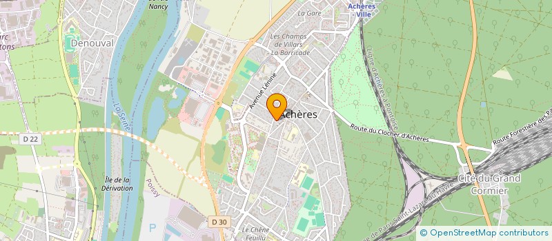 localisation de l'entreprise MONSIEUR OUSSAMA ADJAOUT à ACHERES