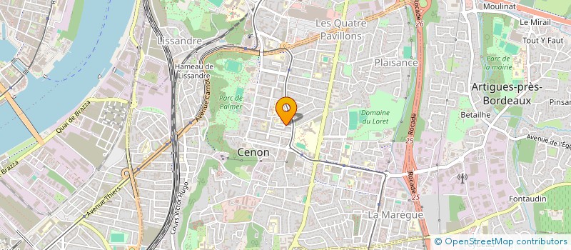 localisation de l'entreprise MONSIEUR OUSSAMA AHBARI  YVRAC