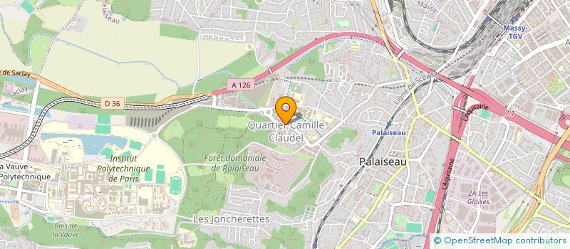 localisation de l'entreprise MONSIEUR OUSSAMA AKAR à PALAISEAU