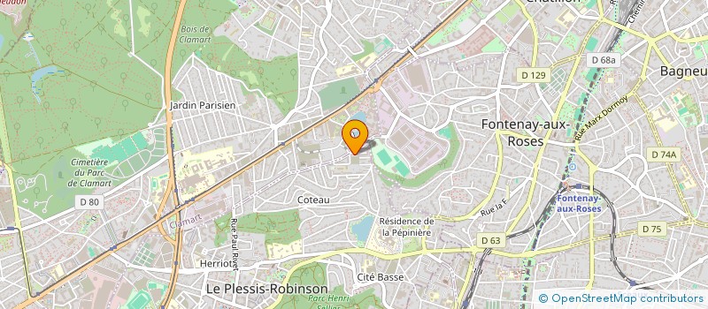 localisation de l'entreprise MONSIEUR OUSSAMA AL CHAMI  LE PLESSIS-ROBINSON