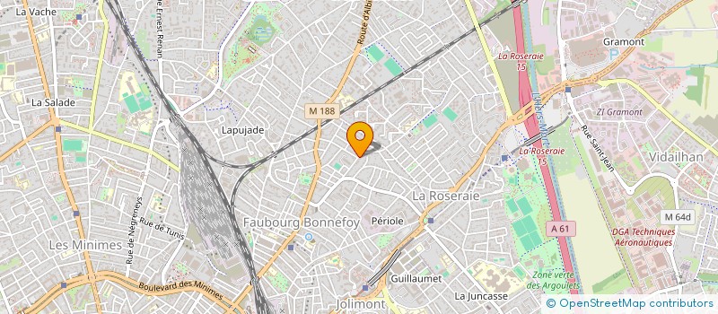 localisation de l'entreprise MONSIEUR OUSSAMA ALLAT à TOULOUSE