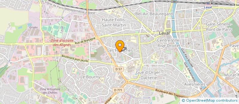 localisation de l'entreprise MONSIEUR OUSSAMA AMER à LAVAL