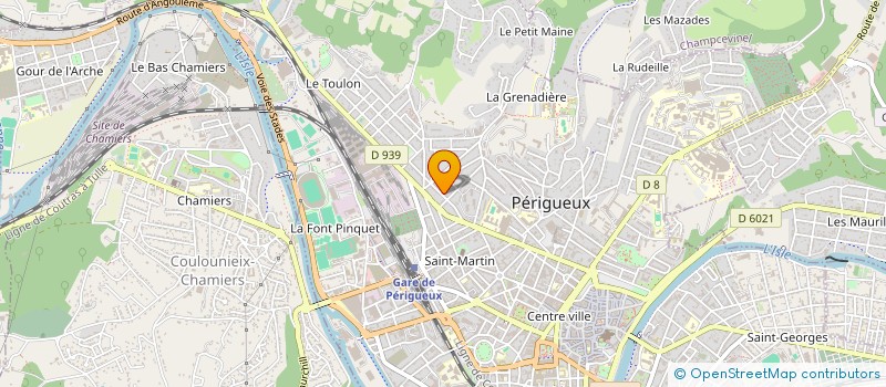 localisation de l'entreprise MONSIEUR OUSSAMA AMRAOUI  PERIGUEUX