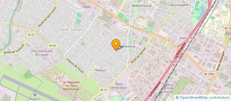 localisation de l'entreprise MONSIEUR OUSSAMA AMRI  TOULOUSE