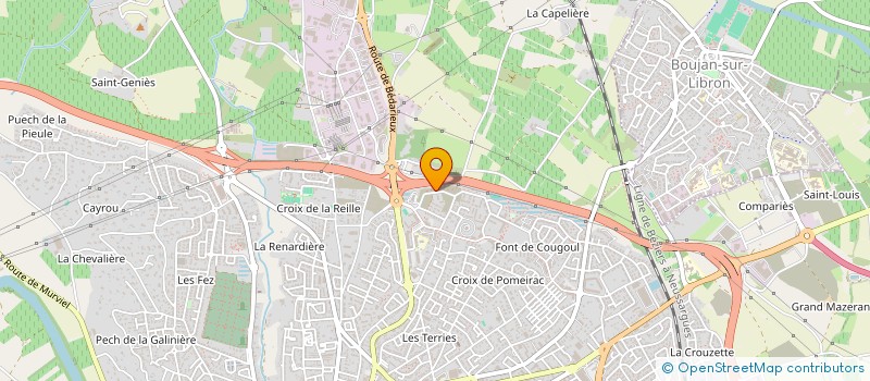 localisation de l'entreprise MONSIEUR OUSSAMA ATAILIA  BEZIERS