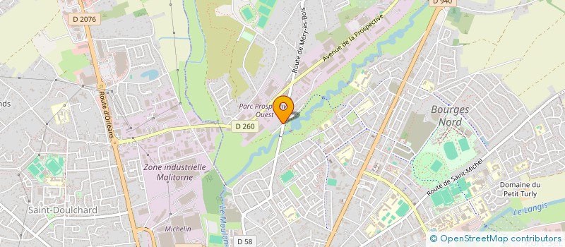 localisation de l'entreprise MONSIEUR OUSSAMA ATAYA  BOURGES