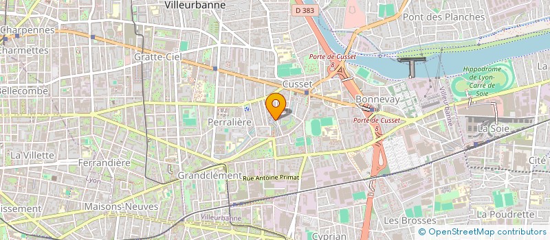 localisation de l'entreprise MONSIEUR OUSSAMA ATTALOUI  VILLEURBANNE