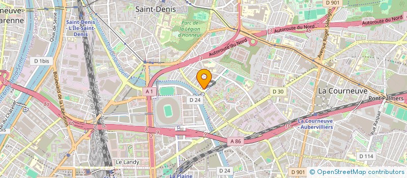 localisation de l'entreprise MONSIEUR OUSSAMA AYADI à SAINT-DENIS