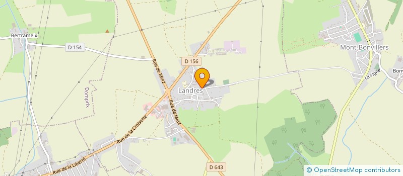 localisation de l'entreprise MONSIEUR OUSSAMA AYAT  LANDRES