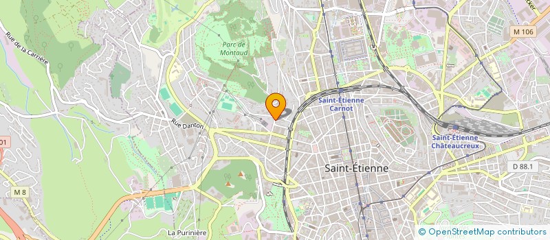 localisation de l'entreprise MONSIEUR OUSSAMA AZIZOUN  SAINT-ETIENNE