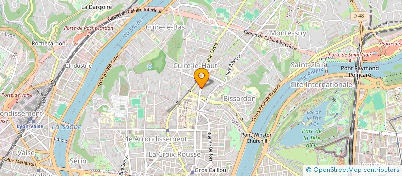 localisation de l'entreprise MONSIEUR OUSSAMA BAABOU  CALUIRE-ET-CUIRE