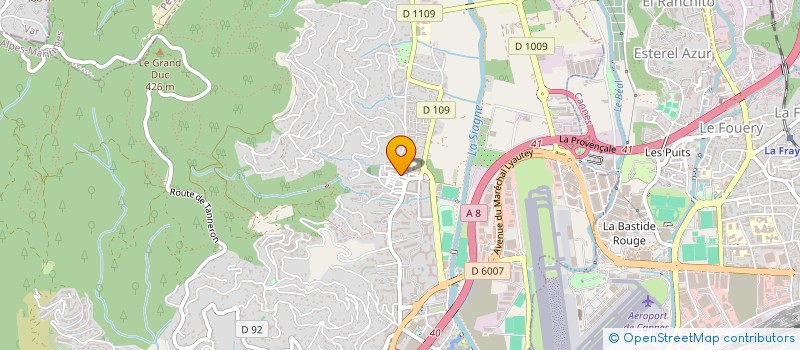 localisation de l'entreprise MONSIEUR OUSSAMA BACCOUCHE  MANDELIEU-LA-NAPOULE