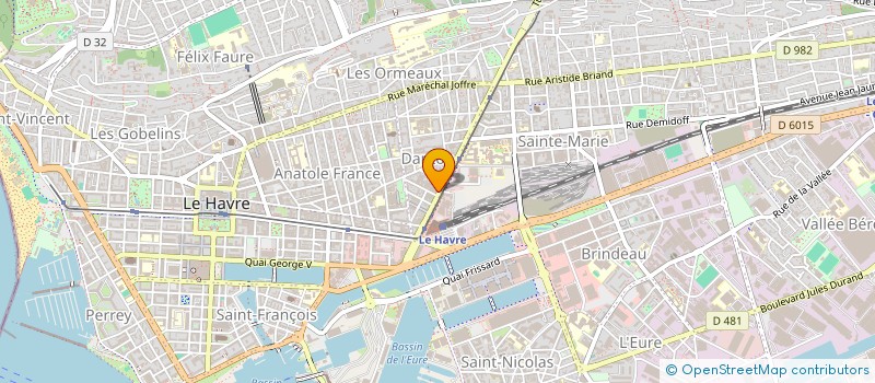 localisation de l'entreprise MONSIEUR OUSSAMA BARIK  LE HAVRE