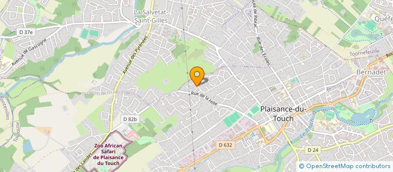 localisation de l'entreprise MONSIEUR OUSSAMA BECHEIKH  PLAISANCE-DU-TOUCH