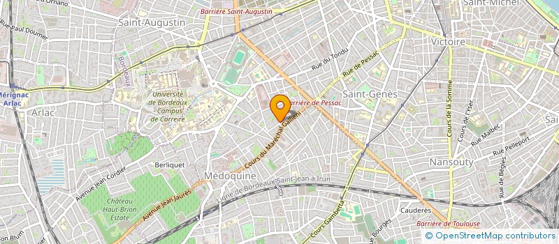 localisation de l'entreprise MONSIEUR OUSSAMA BECISSA  BORDEAUX