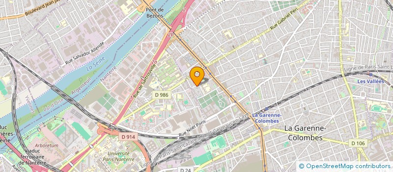 localisation de l'entreprise MONSIEUR OUSSAMA BEDDIAF à COLOMBES