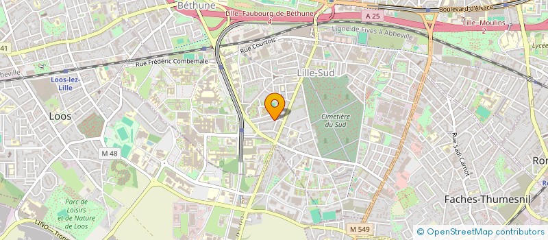 localisation de l'entreprise MONSIEUR OUSSAMA BEKHITI à LILLE