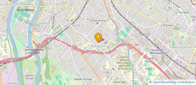 localisation de l'entreprise MONSIEUR OUSSAMA BEKHTI  TOULOUSE