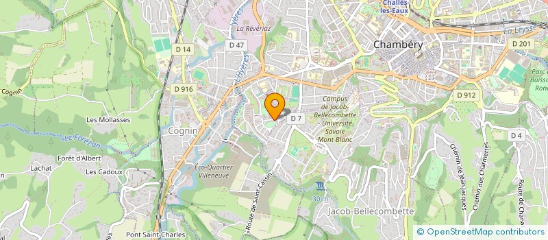 localisation de l'entreprise MONSIEUR OUSSAMA BELALIT  CHAMBERY